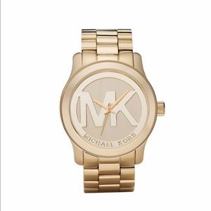 Authentic Michael Kors Runway Watch GOLD